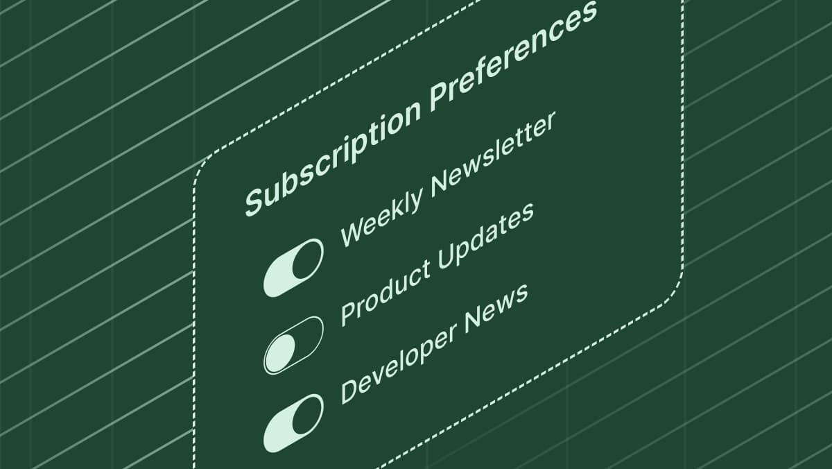 Illustration of Lists and Subscription Preferences