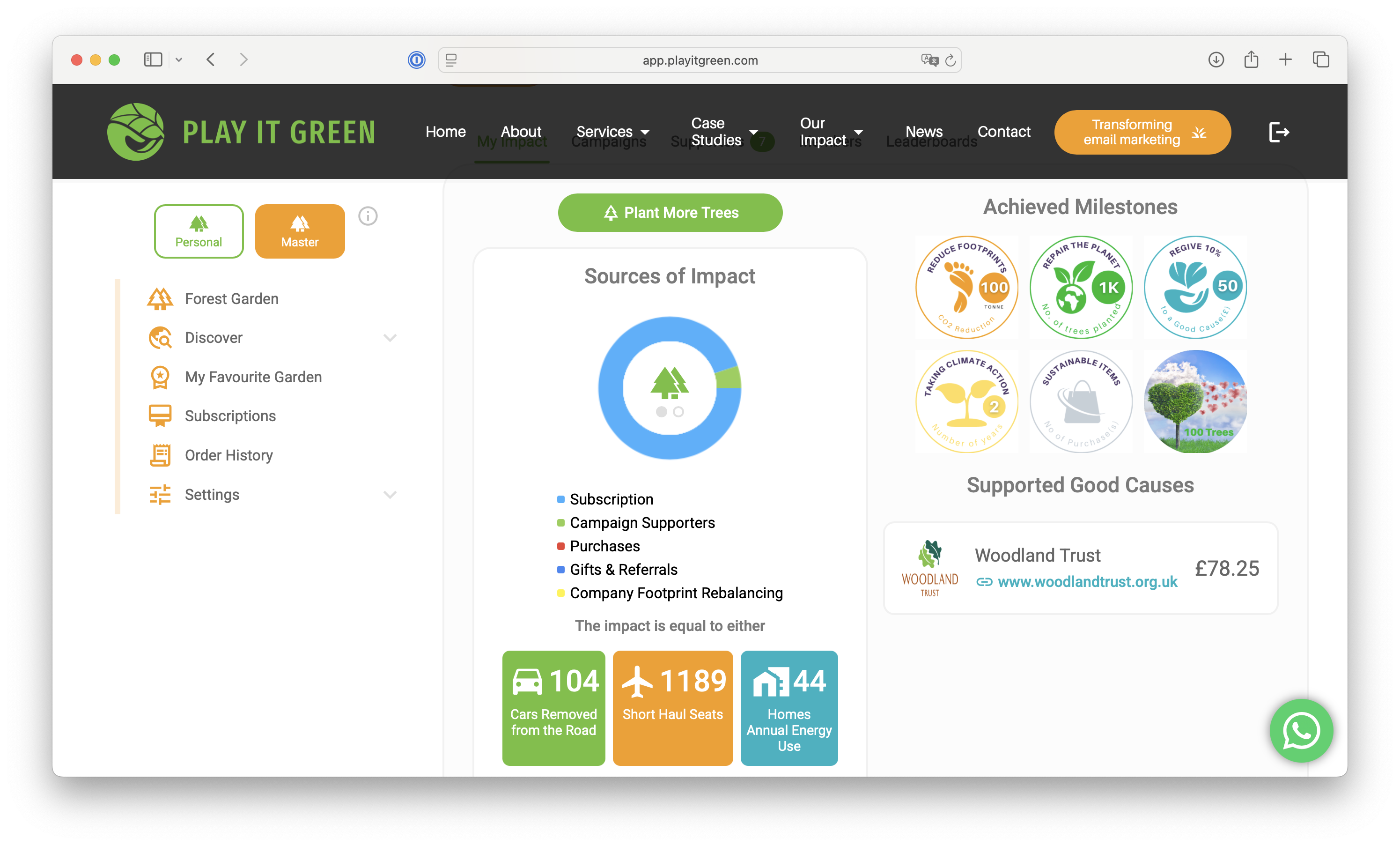 EcoSend PlayItGreen Forest