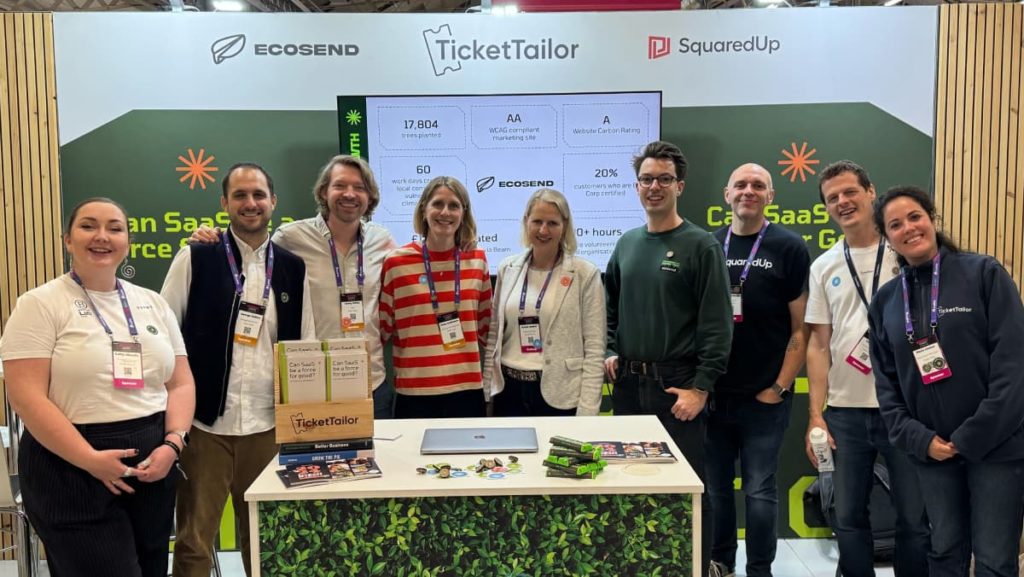 The SaaS for Good team at SaaStock 2025.