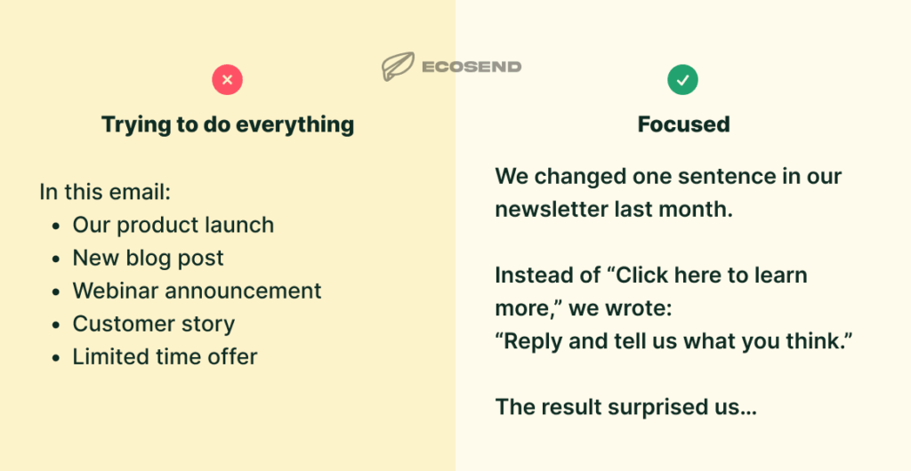 Everything vs focused